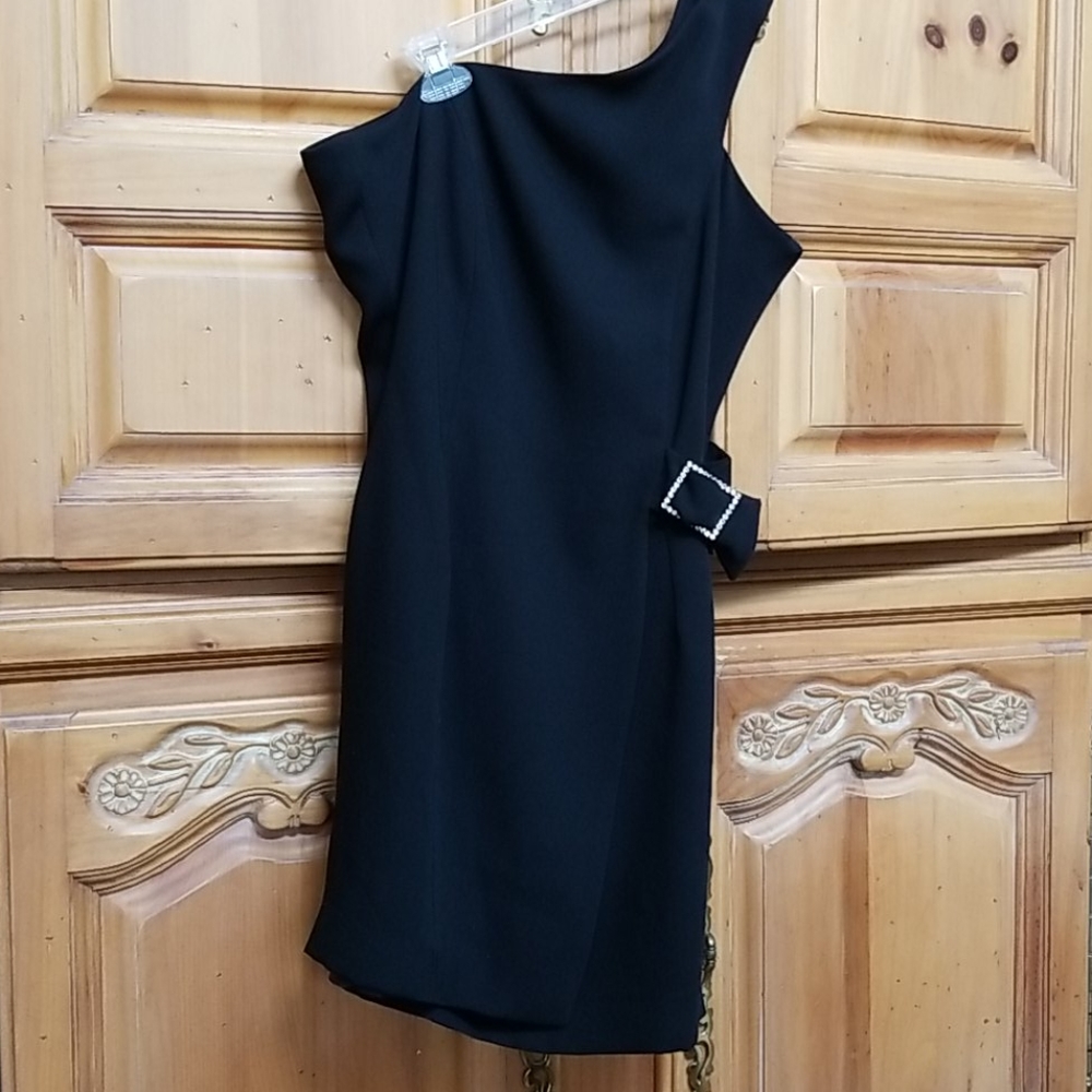 Black cocktail dress mini Jones new york